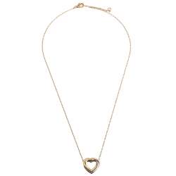 مملوكة مسبقًا قلادة كارتييه ترينيتي دي كارتييه هارت ذهب ثلاثي اللون عيار 18