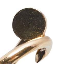 Pre Owned Cartier Juste Un Clou 18K Rose Gold Ring Size 51