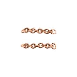 Pre Owned Cartier Love Interlocking 2-Loop 18K Rose Gold Bracelet