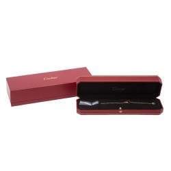 Pre Owned Cartier Love Interlocking 2-Loop 18K Rose Gold Bracelet