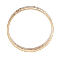 Pre Owned  Cartier Love 18K Rose Gold Narrow Wedding Band Ring Size 68