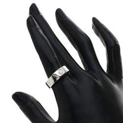Pre Owned Cartier Anniversary 18K White Gold Diamond Ring EU 54