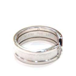 مملوكة مسبقًا Cartier Double C 18K White Gold Diamond Ring EU 54