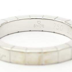 Pre Owned Cartier Lanieres 18K White Gold Ring EU 50