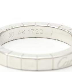 Pre Owned Cartier Lanieres 18K White Gold Ring EU 50