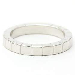 Pre Owned Cartier Lanieres 18K White Gold Ring EU 50