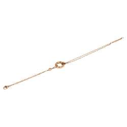 Pre Owned سوار كارتييه لوف ذهب وردي عيار 18 ألماس وزفير إصدار الكريسماس