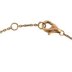 Pre Owned سوار كارتييه أميوليت دو كارتييه ذهب وردي عيار 18 قيراط ألماس ملكيت XS