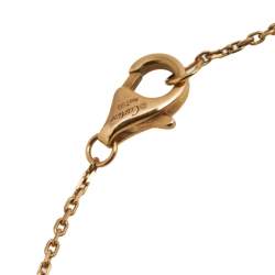 Pre Owned سوار كارتييه أميوليت دو كارتييه ذهب وردي عيار 18 قيراط ألماس ملكيت XS