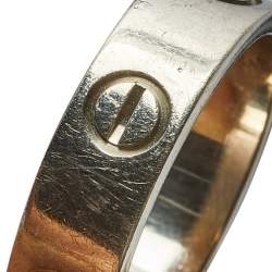 Pre Owned Cartier Love 18K White Gold Ring Size 53