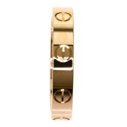 Pre Owned Cartier Love 18K Rose Gold Ring EU 53
