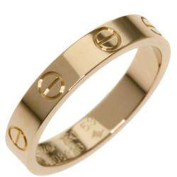 Pre Owned Cartier Love 18K Rose Gold Ring EU 53