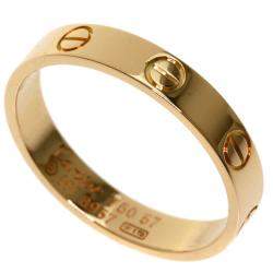 Pre Owned Cartier Love 18K Rose Gold Ring EU 57