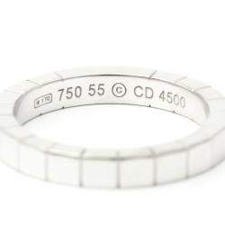 Pre Owned Cartier Lanieres 18K White Gold Ring EU 55