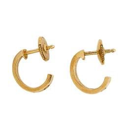 Pre Owned Cartier Love 18K Yellow Gold Earrings