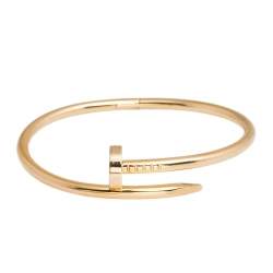 Pre Owned Cartier Juste Un Clou 18K Rose Gold Bracelet 17