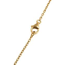 Pre Owned Cartier Love 18k Yellow Gold Long Necklace
