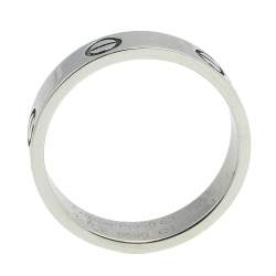 Cartier Love Platinum Band Ring Size 63