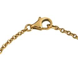 Cartier Love Interlocking Loop 18K Yellow Gold Bracelet