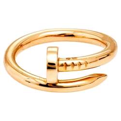 Pre Owned خاتم كارتييه جوست أون كلو ذهب وردي عيار 18 مقاس 58