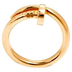 Pre Owned خاتم كارتييه جوست أون كلو ذهب وردي عيار 18 مقاس 58