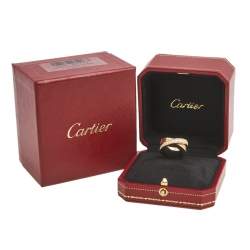 مملوكة مسبقًا Cartier Etincelle De Cartier Diamond 18K Rose Gold Ring 55