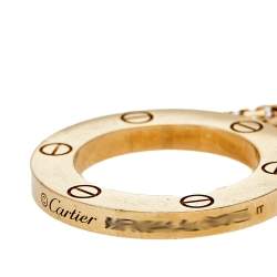Pre Owned Cartier Love 18K Yellow Gold Pendant Necklace