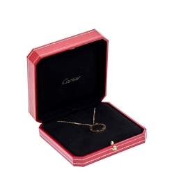 Pre Owned Cartier Love 18K Yellow Gold Pendant Necklace