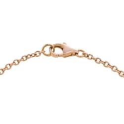 مملوكة مسبقًا Cartier Love Interlocking 2 Hoops 18K Rose Gold Bracelet