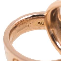 مملوكة مسبقًا Cartier Love Interlocking 2 Hoops 18K Rose Gold Bracelet