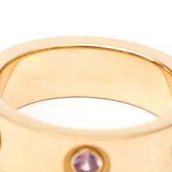 Pre Owned Cartier Love 18K Rose Gold Sappire Ring EU 52