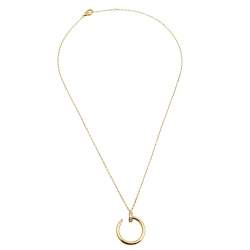 مملوكة مسبقًا Cartier Juste un Clou Diamond 18K Yellow Gold Pendant Necklace 