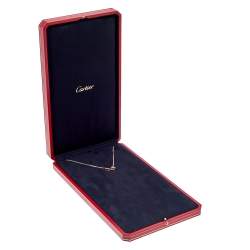 Pre Owned قلادة كارتييه لوف 6 ألماسات ذهب عيار 18 ثنائي اللون