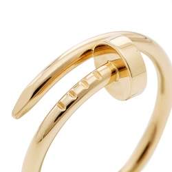 Pre Owned Cartier Juste Un Clou 18k Yellow Gold Ring Size 49 