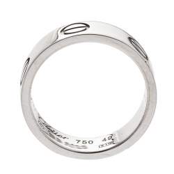 Pre Owned Cartier Love 18K White Gold Ring EU 49