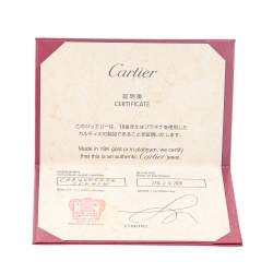 مملوكة مسبقًا خاتم زواج كارتييه لوف ذهب وردي عيار 18 رفيع مقاس 56