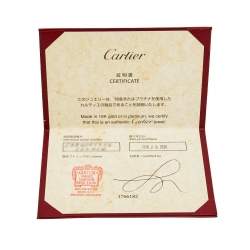 مملوكة مسبقًا Cartier Love 18k Rose Gold Narrow Wedding Band Ring Size 56