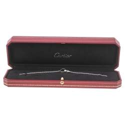 مملوكة مسبقًا سوار كارتييه لوف ذهب أبيض عيار 18 متشابك 