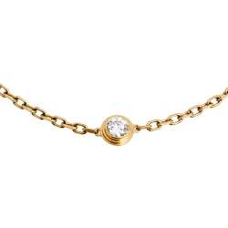 مملوكة مسبقًا Cartier Diamant Légers Diamond 18k Rose Gold SM Motif Bracelet