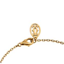 Pre Owned سوار كارتييه ليغير دو كارتييه زفير وردي وذهب وردي عيار 18