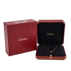 Pre Owned قلادة كارتييه ديامانت ليغريه ألماس ذهب وردي عيار 18 بدلاية كبيرة