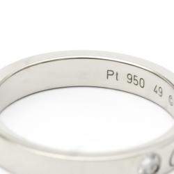 Pre Owned Cartier C De Cartier Platinum Diamond Ring EU 49