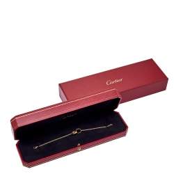 مملوكة مسبقًا Cartier Love Interlocking 18k Yellow Gold Link Bracelet