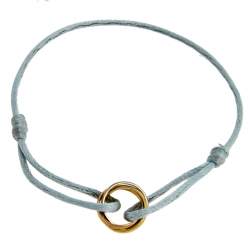 Pre Owned Cartier Trinity de Cartier 18k Three Tone Gold Cord Bracelet