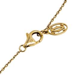 مملوكة مسبقًا Cartier Diamants Legers De Cartier Diamond 18k Yellow Gold Link Bracelet XS