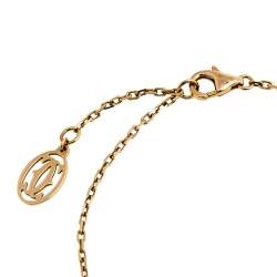 مملوكة مسبقًا Cartier Saphirs Legers Pink Sapphire 18k Rose Gold Link Bracelet