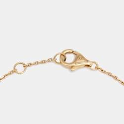 Pre Owned سوار كارتييه أموليت دو كارتييه ألماس وذهب أصفر عيار 18 صدف مقاس صغير جداً - اكس سمول