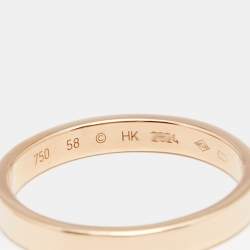 Pre Owned دبلة زواج كارتييه سي دو كارتييه ذهب وردي عيار 18 مقاس 58