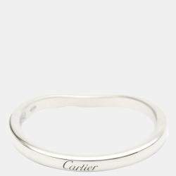 Cartier Ballerine Platinum Ring EU 56