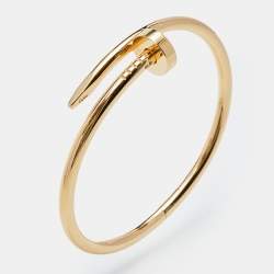 Cartier Juste Un Clou 18k Yellow Gold Bracelet 16 Cartier TLC